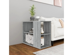 Mueble auxiliar de 60 x 30 x 50 cm, derivados de madera, gris Sonoma, DKD Home Decor