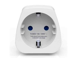 Adaptador Europa Con Conexión A Tierra Para Usa (Schuko) TRAVEL BLUE