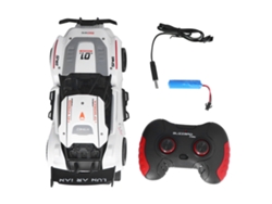 Ats-coche De Derrape Rc 2.4ghz Simulación Con 2 Puertas Apertura Control Remoto Juguete Para Niños Color Blanco