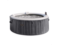 Spa Inflable Intex Masaje Con Bolhas Greywood Deluxe Para 4 Personas D196x71 Cm