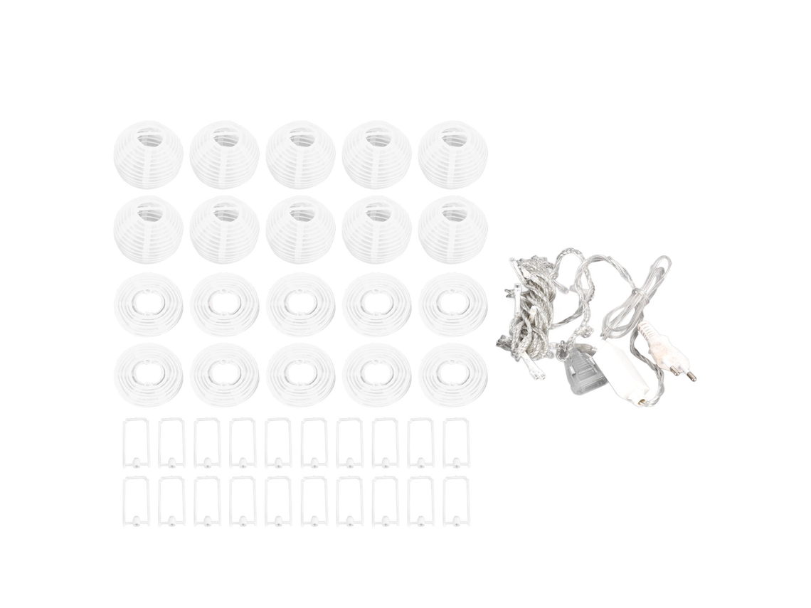 2026-cordón De Linternas Led 20 Luzes Cálidas 3v 9.8ft Nylon Colgante Para Dormitorio Fiesta Festivales Decoración