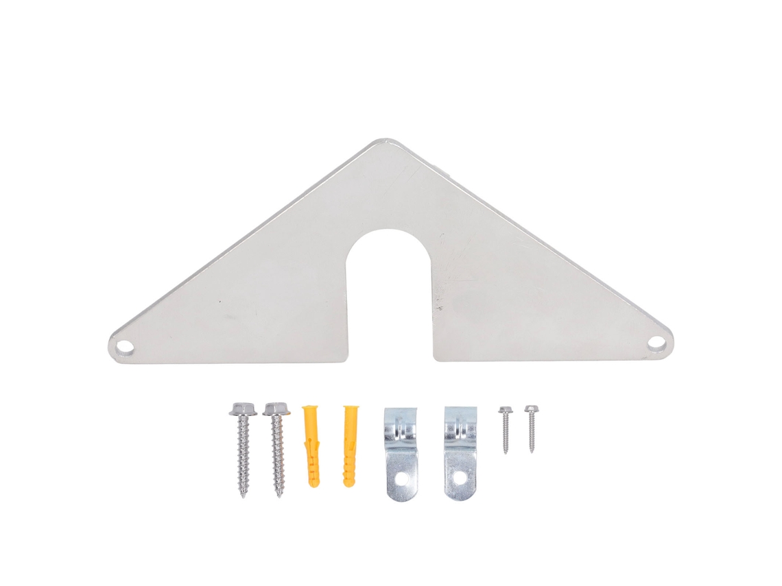 Placa De Montaje Para Grifo De Manguera, De Acero Inoxidable Y Aluminio, Antioxidante, Compatible Con Uso Doméstico Y En Jardín.