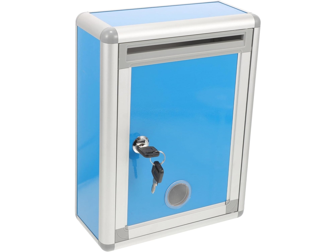 Buzón De Pared Con Cerradura, Diseño Para Casas Pequeñas U Oficinas, Ligero, Montaje En Pared.