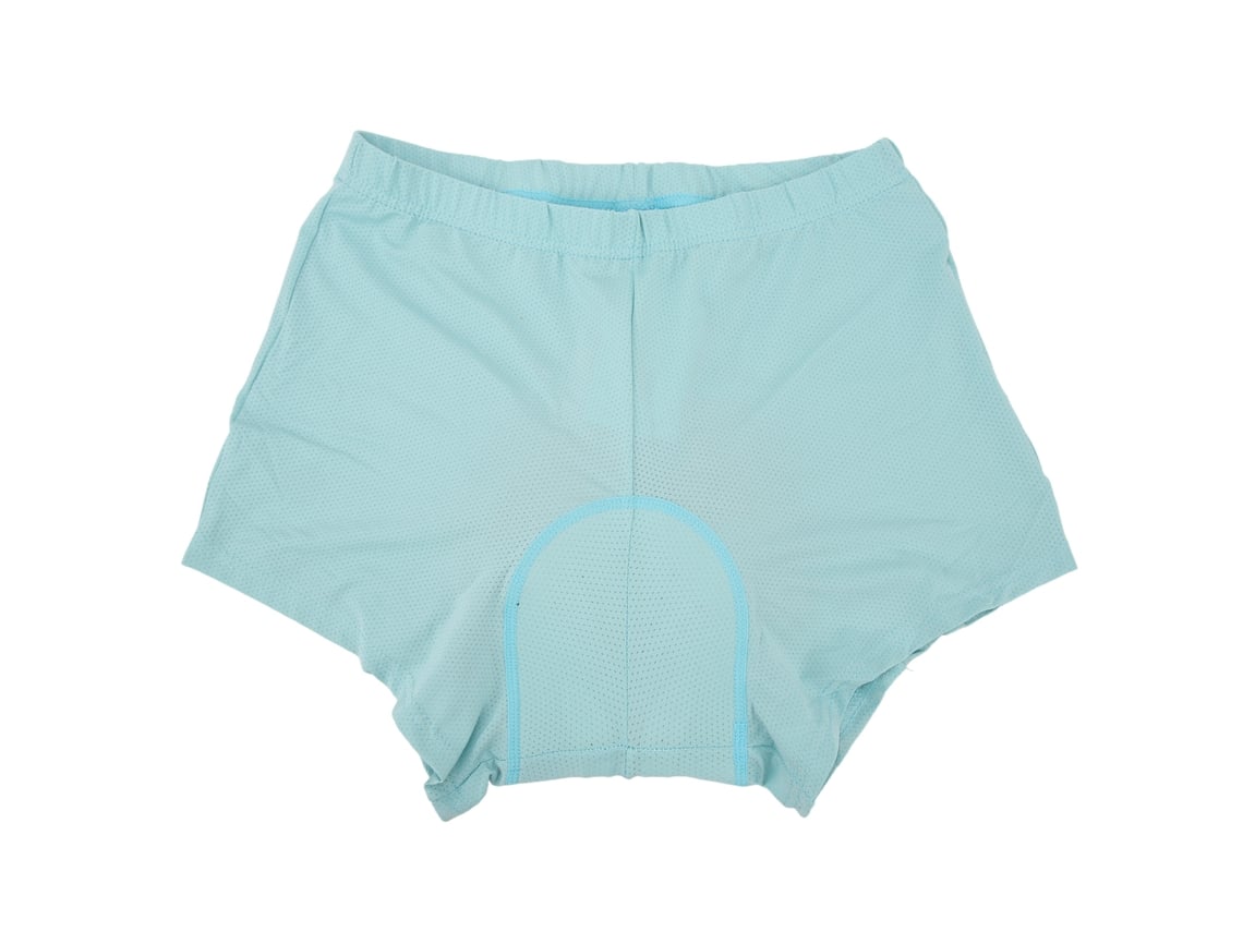 Calcinha Ciclismo Unissex Com Almofada 3d Silicone Elástica Respirável Shorts Verão Mountain Road Azul 3xl