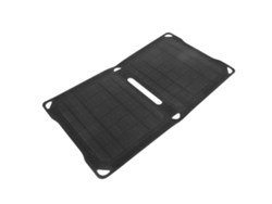 Panel solar plegable portátil de 14 W con carga USB y tipo C