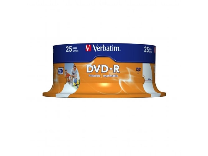 Dvd-R VERBATIM 16X AD.AZO 4,7GB CK25