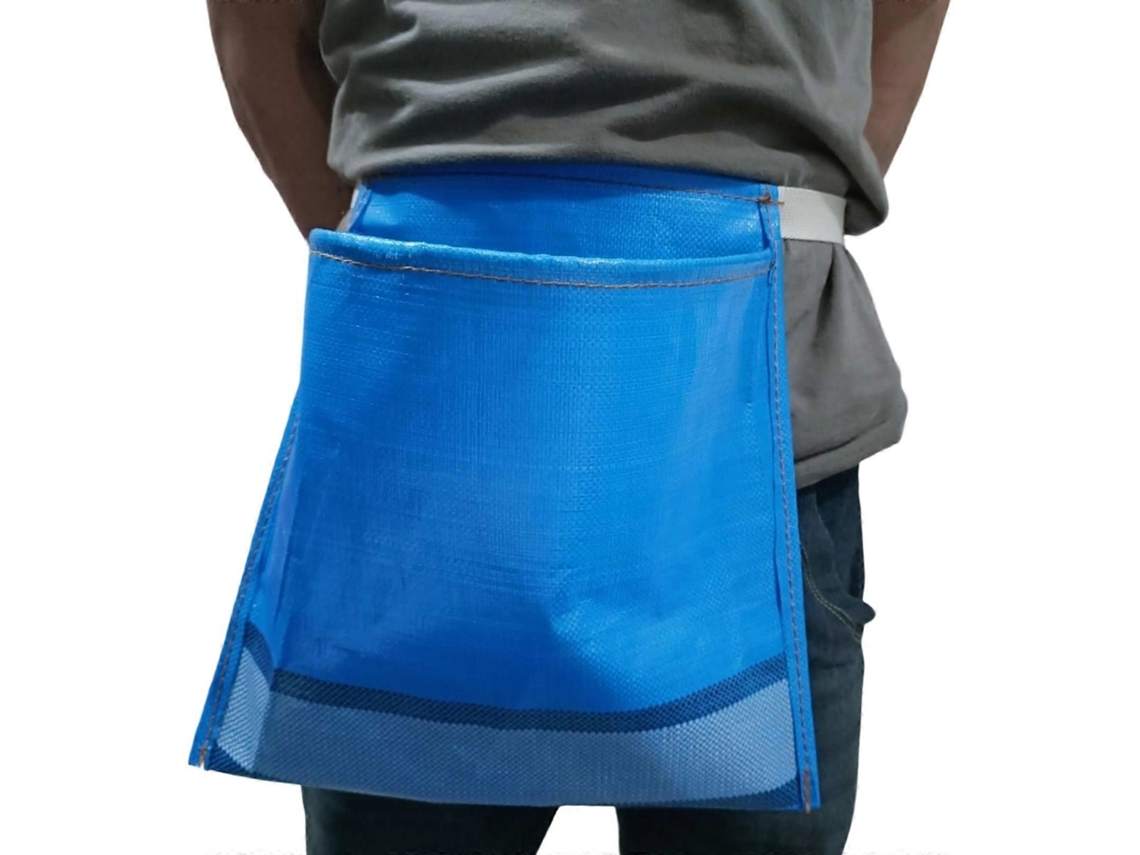 Bolsa de gran capacidad para recolectar frutas, plegable, de malla, ideal para la búsqueda de setas, duradera y perfecta para acampar. GOKOCO (40x40cm)