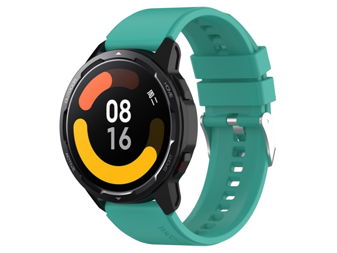 Correa de silicona para Samsung Galaxy Watch 3 con cabeza saliente y hebilla plateada CSYY (22 mm)