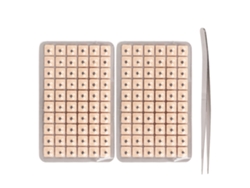 120pcs Parche De Pressão Auricular E Pérolas De Acupuntura Magnética Para Perda De Peso