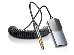 Adaptador Auxiliar Bluetooth, Receptor Inalámbrico Bluetooth V5.0 Para Coche, Adaptador Usb A Conector De 3,5 Mm Para Llamadas Manos Libres,