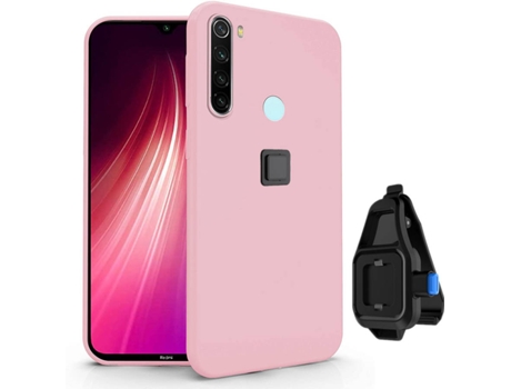 Funda + Soporte de Cintura Xiaomi Redmi Note 8 Turtleshell Rosa
