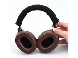 Almohadilla de neopreno con cremallera para la diadema, repuestos para Audio Technica ATH-MSR7