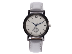 Reloj De Pulsera Zhoulianfa Quartz Con Correa Unisex De Piel Sintética Gris.