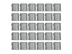 2026rebe-30 Piezas Topes De Cebo Plástico Grid Type Para Pesca De Carpa, Río, Lago, Barco, Verde Oscuro