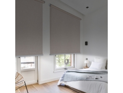 Estor Opaco Estores enrollables Blackout Premium con acabados en aluminio Beige 80 x 250 cm