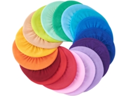 Juego de 10 fundas coloridas, suaves y acogedoras para asientos de inodoro.