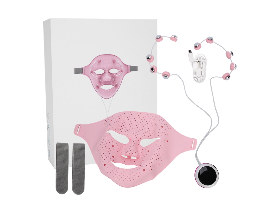 Masajeador Facial Eléctrico Ems V Para Antiarrugas Y Lifting Con 3 Modos Y Recordatorio Inteligente De 15 Minutos