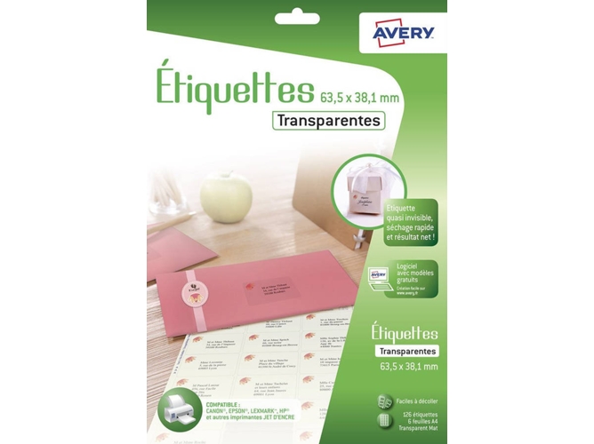 Etiquetas de impresora AVERY J8560CL