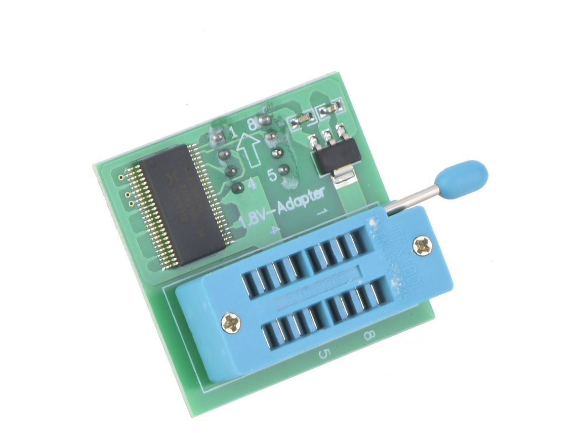 2026as-adaptador 1.8v Para Spi Flash Sop8 Dip8 W25 Mx25 Ch341 Tl866cs Placa Madre De Teléfono