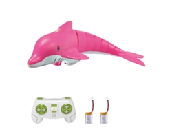 Barco Teledirigido 2.4g Con Rociador, Juguete Eléctrico Para Niños, Regalo Rosa Con Dos Pilas.
