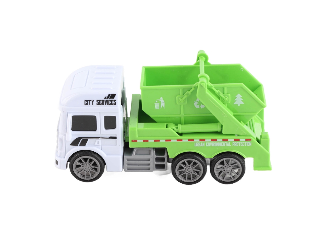 Ats-juguete De Camión De Basura Inercial Educativo Glide Para Niños Camión De Limpieza Plástico Camión Volcador