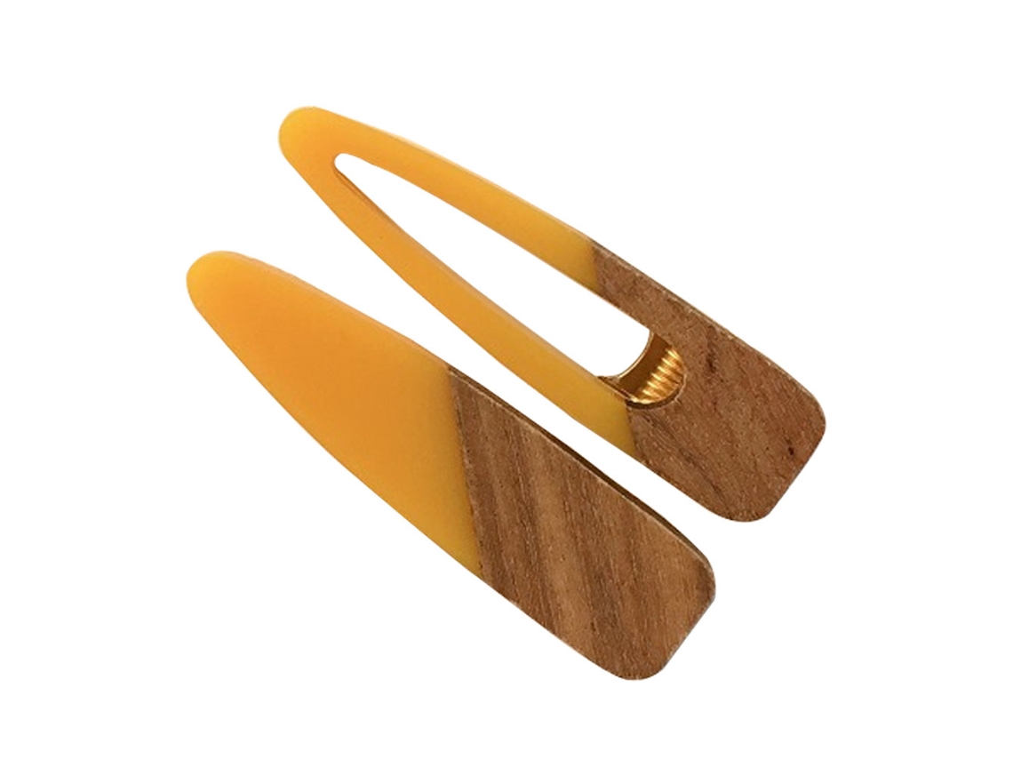Pinzas para el cabello con forma de hoja de ácido acético para mujeres, pinzas para cabello rizado, pinzas para flequillo