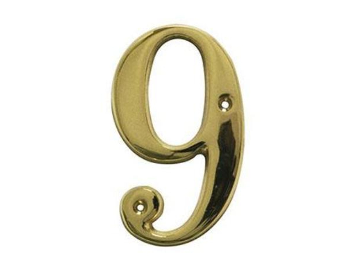 Numero 9 -m.4 laton 10cm. display