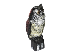 Lechuza Espantapájaros con Cabeza Giratoria, 41cm | SIN MARCA