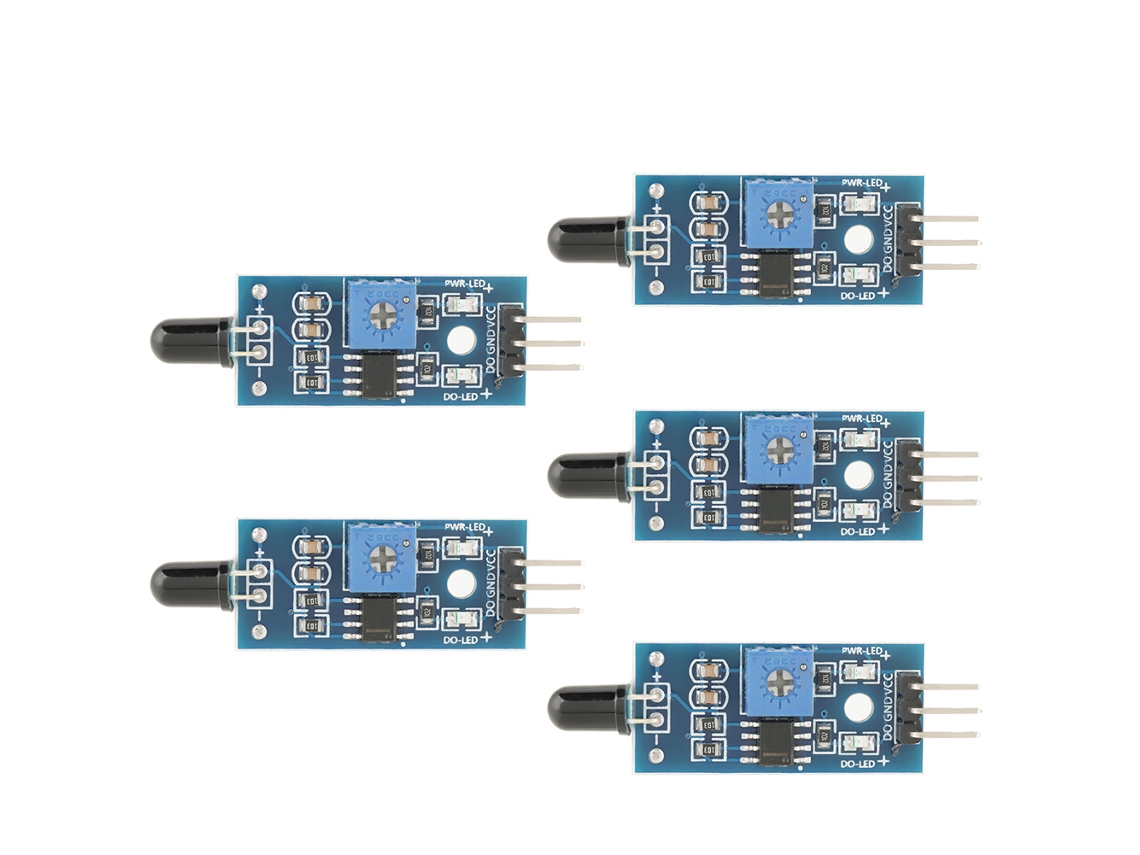 5 Piezas Módulo Sensor De Llama Ir Para Detección Inteligente De Llama