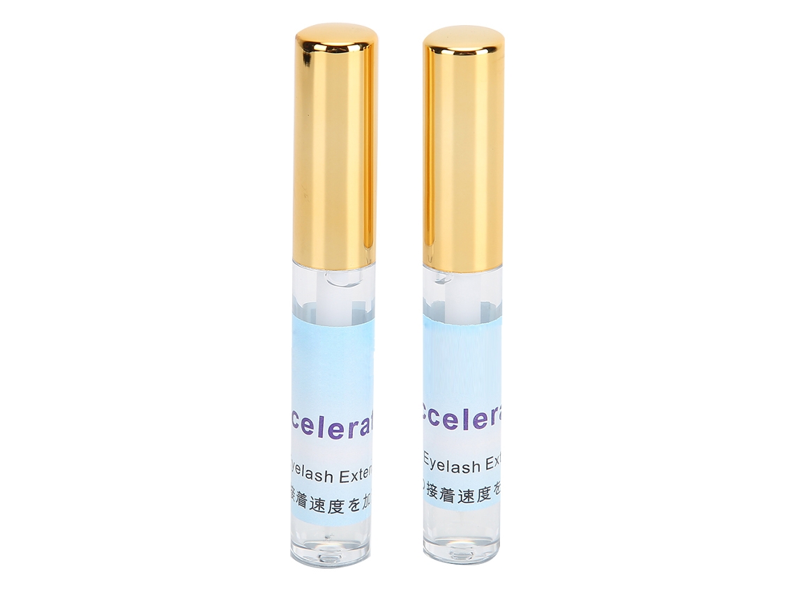 Adhesivo Acelerador De Extensiones De Pestañas, Resistente Al Agua Y De Secado Rápido, 10 Ml, 2 Frascos.
