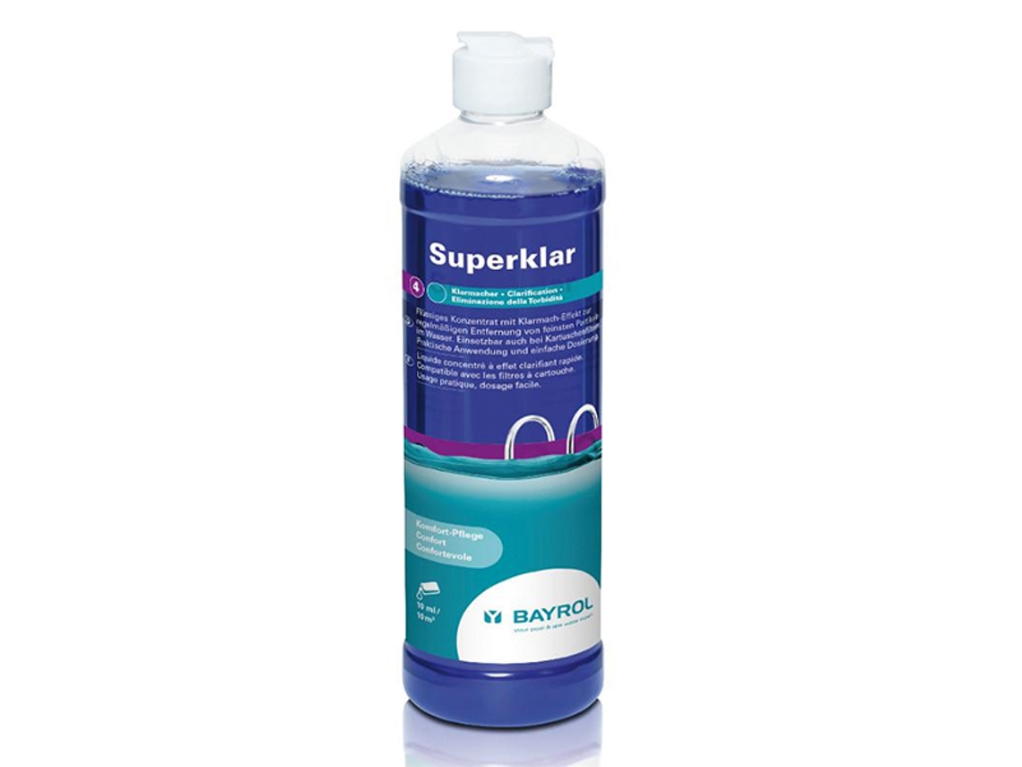 Clarificador líquido 0.5l superklar  BAYROL