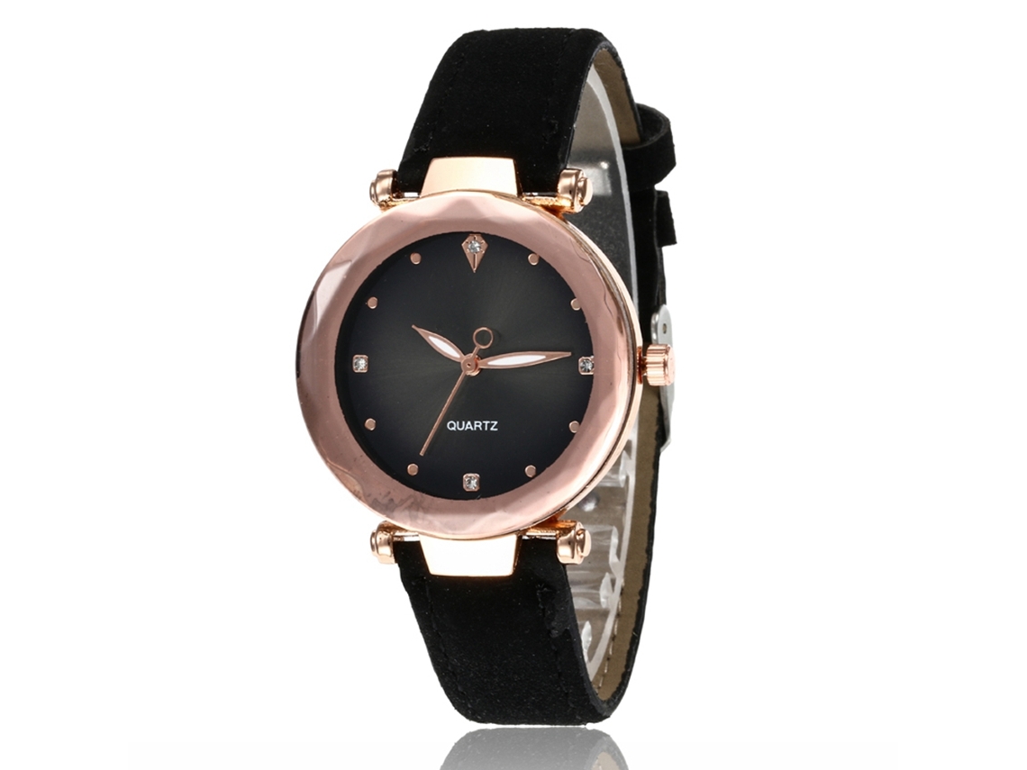 Reloj De Pulsera De Cuarzo Sencillo Para Mujer Zhoulianfa Con Correa Informal De Pu (blanco)