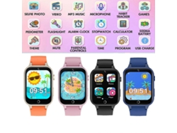 Reloj inteligente para niños con cámara, video y reproductor de música, regalo educativo de cumpleaños, bicicleta eléctrica Ly 100% nueva.