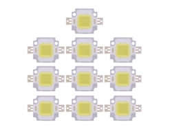 2026-10 Piezas Chips Led Smd Cob 10w Dc 9-10v Bombillas Luces De Inundación Potente Blanco Frío