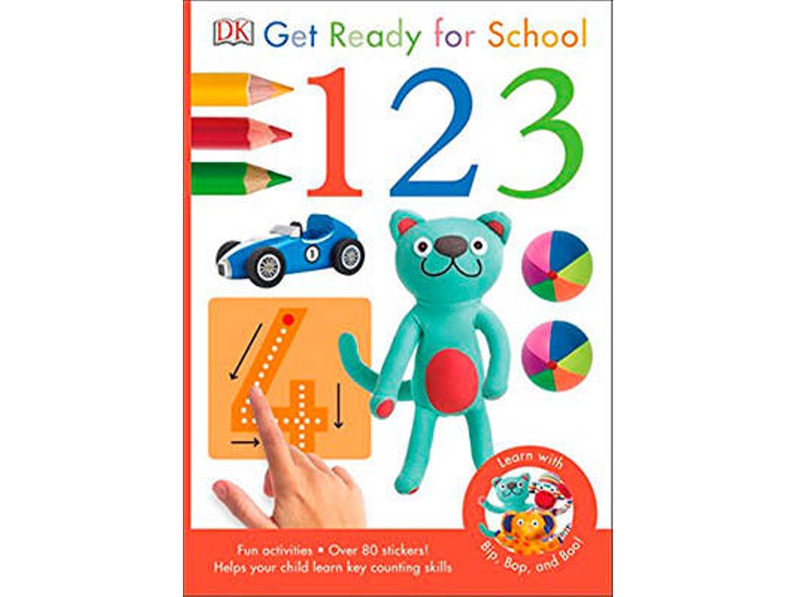 Libro Get Ready For School: 1 2 3 With Stickers