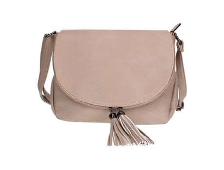 GALLANTRY Bolso bandolera con cierre de cremallera Topo