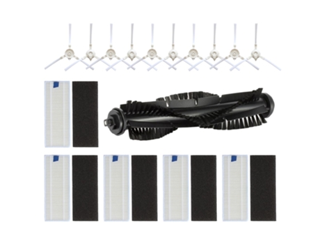 Kit de cepillos laterales de filtro de esponja para aspiradora 360 S6, piezas de aspiradora, herramienta de limpieza para barredora doméstica, reem...
