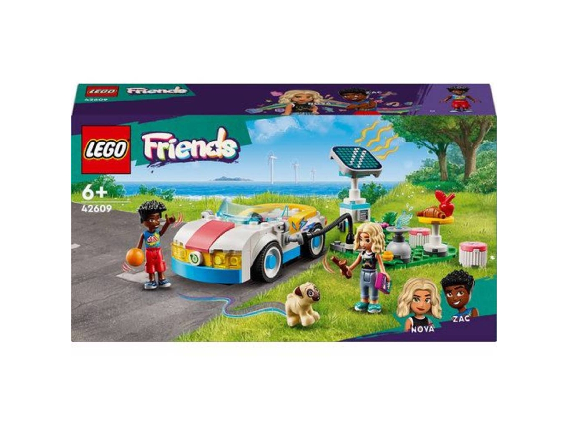 Carro Elétrico e Carregador - 42609 LEGO-FRIENDS 