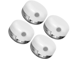 Juego De 4 Soportes Para Mascarillas Labiales Con Tapas, Recipientes Vacíos De Silicona Para Mascarillas Labiales Con Espejo.