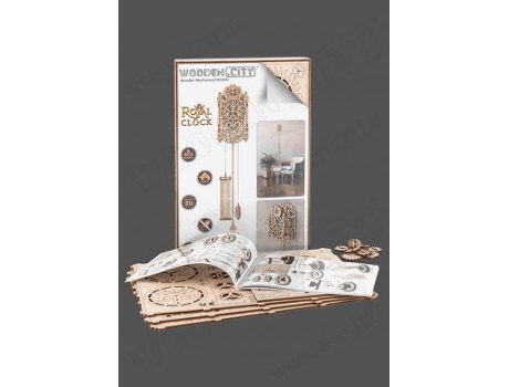 Puzzle WOODEN.CITY Royal Clock Puzle 3D 126 pieza(s)