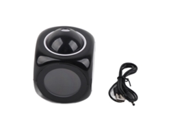 Reloj de escritorio multifuncional Baok con proyector, USB, LED, alarma por voz y proyección digital, color negro, para dormitorio.