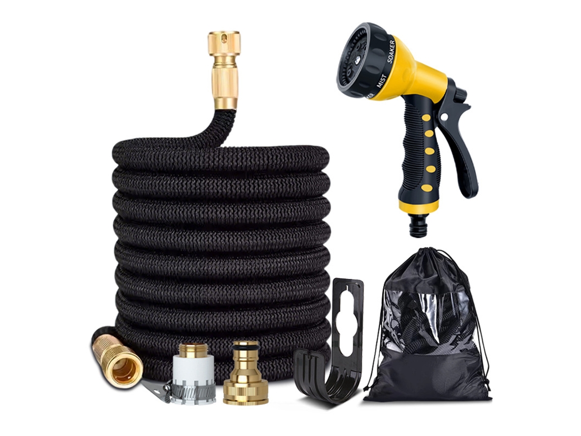 Manguera Extensible Magic Hose Eifson 30m Boquilla 8 Funciones (marrón Amarillento)
