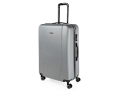 Maleta Abs Grande Itaca Tiber Plata (50x75x30 Cm - 102l)