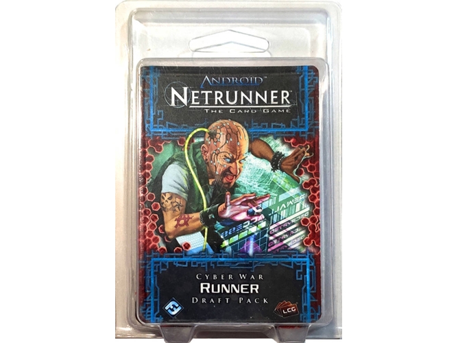 Juego de Cartas FANTASY FLIGHT Cyber War Runner Draft Pack POD - Netrunner LCG (Inglés - Edad Mínima: 14)