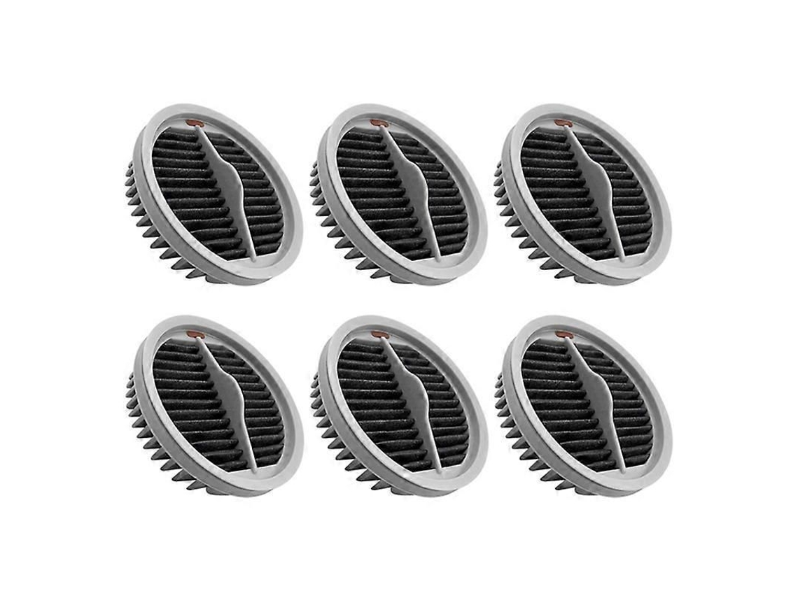 Filtro Hepa Lavable Para Xiaomi Roidmi X20 X30 S2 F8 Storm Pro Gris 6 Unidades