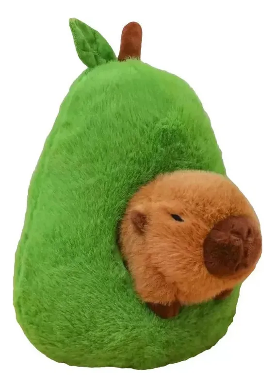 Lindo peluche de capibara de aguacate de Avayotoy de 35 cm