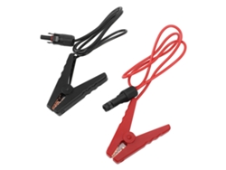 2 Cables De Extensión Con Conector De Clip Para Batería Solar De 12 Awg Para Paneles Solares De Coche/moto