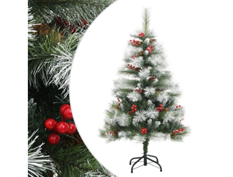 MAISON EXCLUSIVE - Árbol de Navidad artificial con piñas y bayas 120 cm