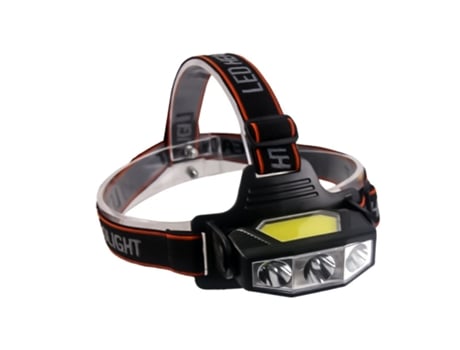 Linterna frontal LED con sensor, luz frontal ultraligera brillante, USB, ligera, resistente al agua, color negro BISBISOUS VIGA EUROPE