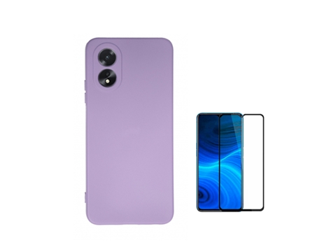 Protector de Pantalla Gorilasglass Proteção Traseira para Oppo Oppo A18 GIFT4ME Morado